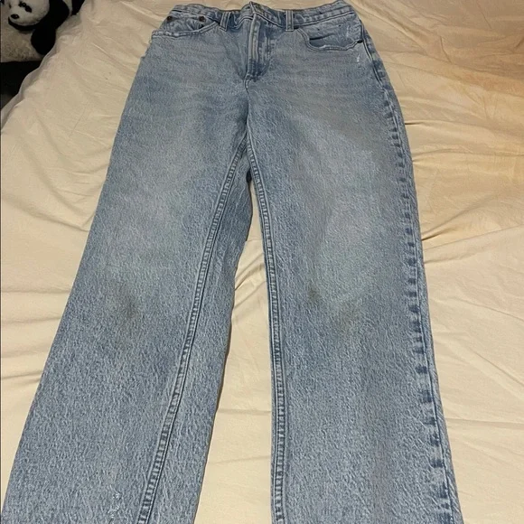 Abercrombie & Fitch Curve Love 90s Straight Ultra High Rise Jeans - Picture 2 of 6